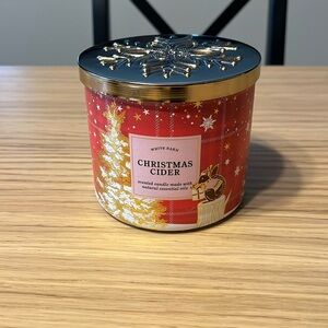 Bath & Body Works 3 Wick Candle. Christmas Cider.